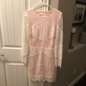 Lace Long Sleeve Gianni Bini Dress